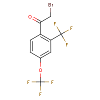 CAS:1980054-08-7 | PC53291 | 4-(Trifluoromethoxy)-2-(trifluoromethyl)phenacyl bromide