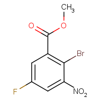 CAS: 328547-12-2 | PC53305 | Methyl 2-bromo-5-fluoro-3-nitrobenzoate