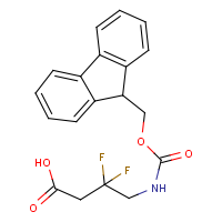 CAS:1936405-79-6 | PC53367 | 4-{[(9H-fluoren-9-ylmethoxy)carbonyl]amino}-3,3-difluorobutanoic acid
