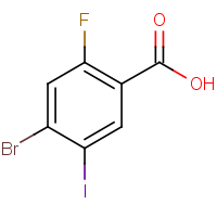 CAS: 1521585-65-8 | PC53406 | 4-Bromo-2-fluoro-5-iodobenzoic acid