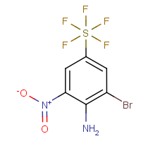 CAS: 1159512-33-0 | PC5343 | 4-Amino-3-bromo-5-nitrophenylsulphur pentafluoride