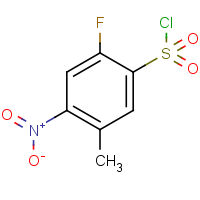 CAS: 1803585-04-7 | PC53482 | 2-Fluoro-5-methyl-4-nitrobenzenesulphonyl chloride