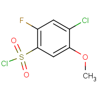 CAS:942199-58-8 | PC53495 | 4-Chloro-2-fluoro-5-methoxybenzenesulphonyl chloride