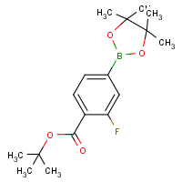 CAS: 1351501-00-2 | PC53496 | tert-Butyl 2-fluoro-4-(4,4,5,5-tetramethyl-1,3,2-dioxaborolan-2-yl)benzoate