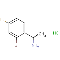 CAS:1624261-91-1 | PC535001 | (S)-1-(2-Bromo-4-fluorophenyl)ethanamine hydrochloride
