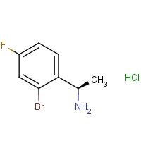 CAS:1624262-55-0 | PC535002 | (R)-1-(2-Bromo-4-fluorophenyl)ethanamine hydrochloride