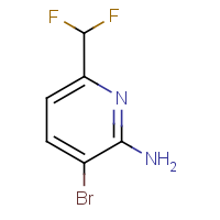 CAS:1805028-09-4 | PC535054 | 3-Bromo-6-(difluoromethyl)pyridin-2-amine