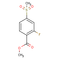 CAS: 1820716-37-7 | PC53508 | Methyl 2-fluoro-4-(methylsulphonyl)benzoate