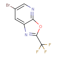 CAS:886373-24-6 | PC535091 | 6-Bromo-2-(trifluoromethyl)oxazolo[5,4-b]pyridine