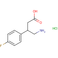 CAS: 1858241-03-8 | PC53524 | 4-Amino-3-(4-fluorophenyl)butyric acid hydrochloride
