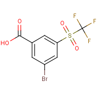 CAS: 2149590-33-8 | PC53567 | 3-Bromo-5-[(trifluoromethyl)sulphonyl]benzoic acid
