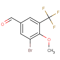 CAS:1781529-99-4 | PC53572 | 3-Bromo-4-methoxy-5-(trifluoromethyl)benzaldehyde