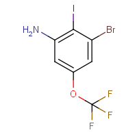 CAS: 1807261-59-1 | PC53578 | 3-Bromo-2-iodo-5-(trifluoromethoxy)aniline