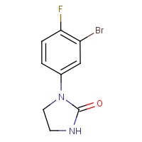 CAS:1566125-49-2 | PC53590 | 1-(3-Bromo-4-fluoro-phenyl)imidazolidin-2-one