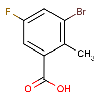 CAS: 1187318-52-0 | PC540023 | 3-Bromo-5-fluoro-2-methylbenzoic acid