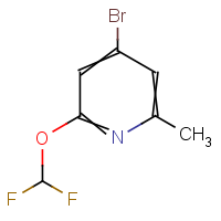 CAS:1227184-58-8 | PC540037 | 4-Bromo-2-(difluoromethoxy)-6-methylpyridine