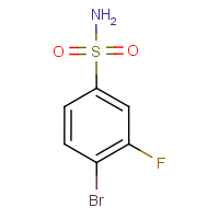 CAS:263349-73-1 | PC5418 | 4-Bromo-3-fluorobenzenesulphonamide