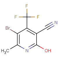 CAS:1092352-76-5 | PC5498 | 5-Bromo-2-hydroxy-6-methyl-4-(trifluoromethyl)nicotinonitrile