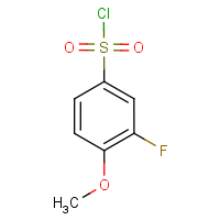 CAS: 67475-55-2 | PC5547 | 3-Fluoro-4-methoxybenzenesulphonyl chloride