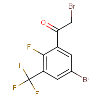 CAS:2168316-92-3 | PC55719 | 5-Bromo-2-fluoro-3-(trifluoromethyl)phenacyl bromide