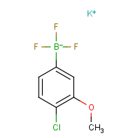CAS: | PC56005 | Potassium 4-chloro-3-methoxyphenyltrifluoroborate