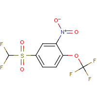 CAS:2149597-38-4 | PC56031 | Difluoromethyl 4-(trifluoromethoxy)-3-nitrophenyl sulphone