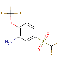 CAS:2149590-72-5 | PC56032 | 5-[(difluoromethyl)sulphonyl]-2-(trifluoromethoxy)aniline