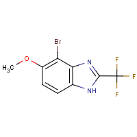 CAS: 2091606-00-5 | PC56033 | 4-Bromo-5-methoxy-2-(trifluoromethyl)-1H-benzimidazole