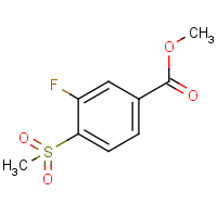 CAS: 1215074-49-9 | PC56035 | Methyl 3-fluoro-4-(methylsulphonyl)benzoate