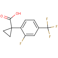 CAS:1274902-10-1 | PC56038 | 1-(2-Fluoro-4-(trifluoromethyl)phenyl)cyclopropanecarboxylic acid