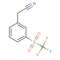 CAS: 1301739-15-0 | PC56067 | 3-(Trifluoromethylsulfonyl)phenylacetonitrile