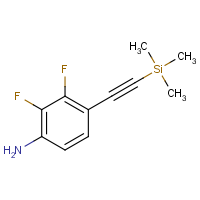 CAS: 2149597-51-1 | PC56087 | 2,3-Difluoro-4-((trimethylsilyl)ethynyl)aniline