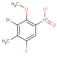 CAS: 2187435-02-3 | PC56128 | 2-Bromo-4-fluoro-3-methyl-6-nitroanisole