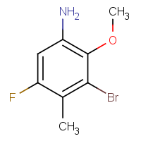 CAS:2187434-04-2 | PC56132 | 3-Bromo-5-fluoro-2-methoxy-4-methylaniline