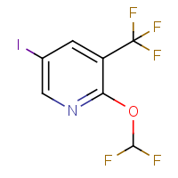 CAS:1803729-60-3 | PC56277 | 2-(Difluoromethoxy)-5-iodo-3-(trifluoromethyl)pyridine