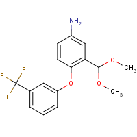 CAS:2244088-17-1 | PC56289 | 3-(Dimethoxymethyl)-4-[3-(trifluoromethyl)phenoxy]aniline