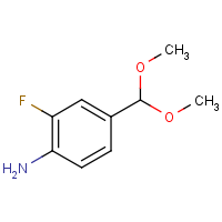 CAS: 232950-77-5 | PC56305 | 4-(Dimethoxymethyl)-2-fluoroaniline
