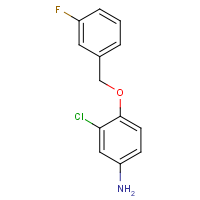 CAS: 202197-26-0 | PC5666 | 3-Chloro-4-[(3-fluorobenzyl)oxy]aniline