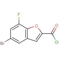 CAS:2379918-48-4 | PC56922 | 5-Bromo-7-fluorobenzofuran-2-carbonyl chloride