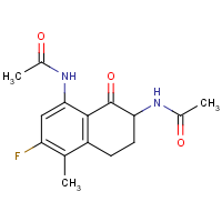 CAS:143655-70-3 | PC56926 | N,N’-(3-Fluoro-4-methyl-8-oxo-5,6,7,8-tetrahydronaphthalene-1,7-diyl)diacetamide