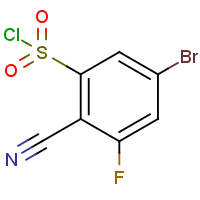 CAS: 1804387-41-4 | PC56938 | 5-Bromo-2-cyano-3-fluorobenzenesulphonyl chloride