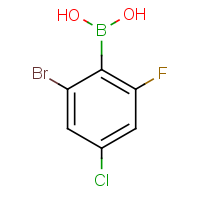 CAS: 2795134-19-7 | PC56950 | 2-Bromo-4-chloro-6-fluorobenzeneboronic acid
