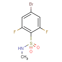 CAS: 1263274-99-2 | PC56954 | 4-Bromo-2,6-difluoro-N-methylbenzenesulfonamide