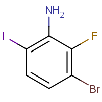 CAS: 2090537-24-7 | PC56999 | 3-Bromo-2-fluoro-6-iodoaniline