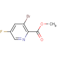 CAS: 1214337-00-4 | PC57016 | Methyl 3-bromo-5-fluoropyridine-2-carboxylate