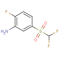 CAS:2091370-09-9 | PC57064 | 5-[(Difluoromethyl)sulphonyl]-2-fluoroaniline