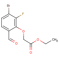 CAS: 2366994-69-4 | PC57078 | Ethyl (3-bromo-2-fluoro-6-formylphenoxy)acetate