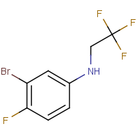 CAS: 1566365-23-8 | PC57097 | 3-Bromo-4-fluoro-N-(2,2,2-trifluoroethyl)aniline