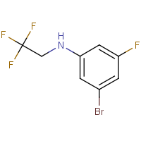 CAS:1860443-70-4 | PC57098 | 3-Bromo-5-fluoro-N-(2,2,2-trifluoroethyl)aniline