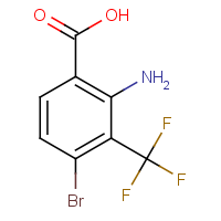 CAS:1805624-14-9 | PC57423 | 2-Amino-4-bromo-3-(trifluoromethyl)benzoic acid